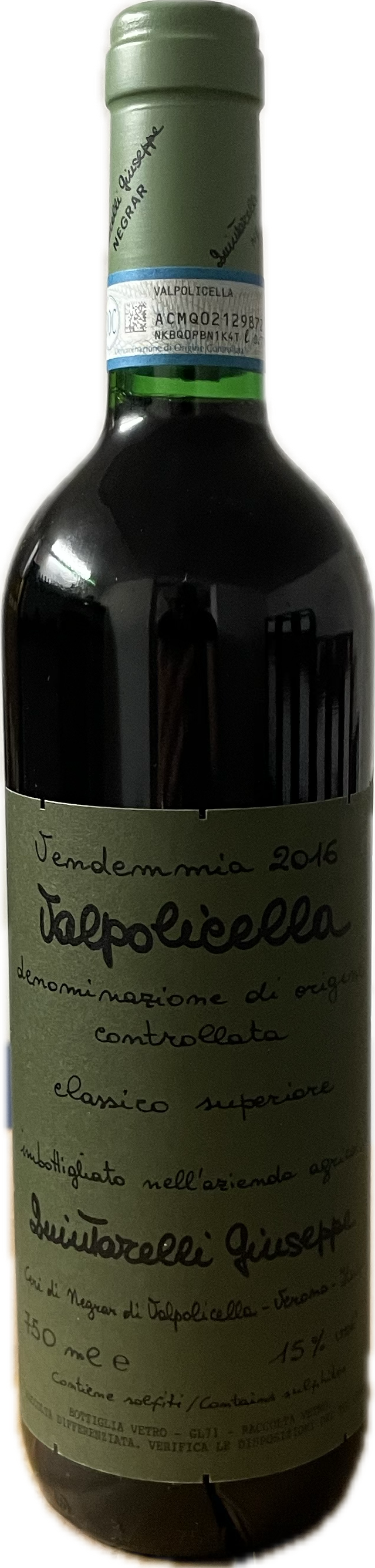 Valpolicella Classico Giuseppe Quintarelli 2016