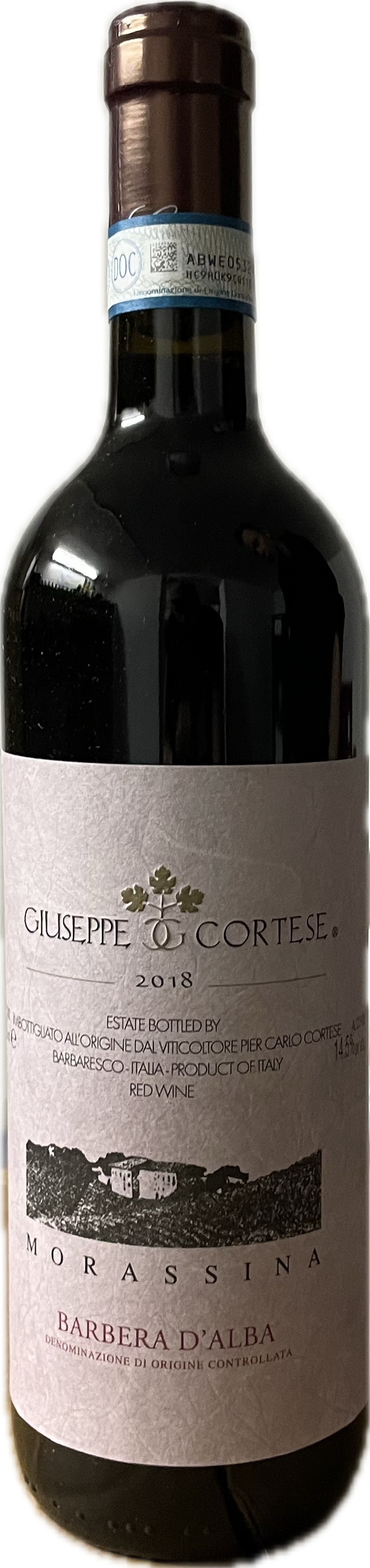 Morassina Barbera d‘Alba Giuseppe Cortese 2018